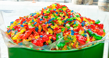 curly bear-shaped marmalade sweets