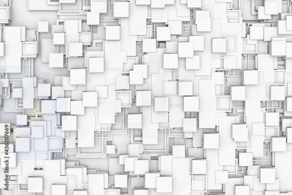 Poster abstract futuristic of modern flat geometric connection network.architecture interiors concept backg