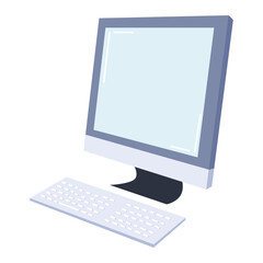 computer monitor keyboard