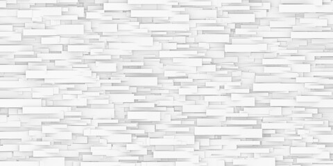 Modern geometric patterns abstract white architect background artwork.3d rendering.