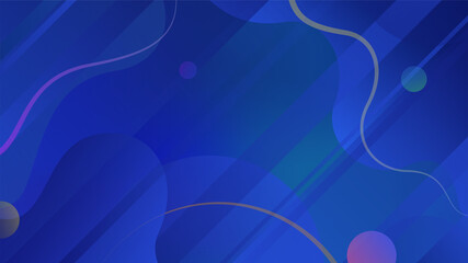 Trendy abstract background. Minimal geometric shapes composition. Colorful pattern. Template for your design works.