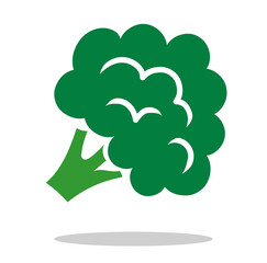 Cauliflower icon logo vector illustration isolated