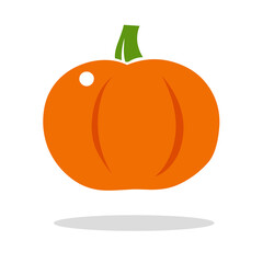Pumpkin icon logo vector illustration isolated on white background