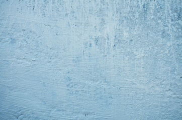Cement and concrete grunge texture background painted to sky-blue