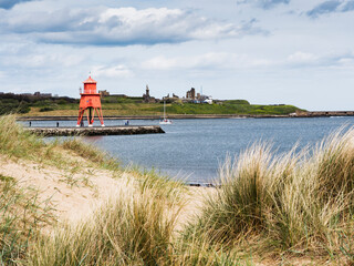 View from South Shields to Tynemouth