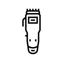 Fototapeta na wymiar trimmer gadget line icon vector. trimmer gadget sign. isolated contour symbol black illustration