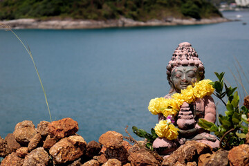 Buddha Statue an der thailändischen Küste