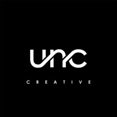 UNC Letter Initial Logo Design Template Vector Illustration