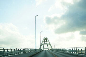 Sesoko bridge in Okinawa, Japan - 日本 沖縄 瀬底大橋