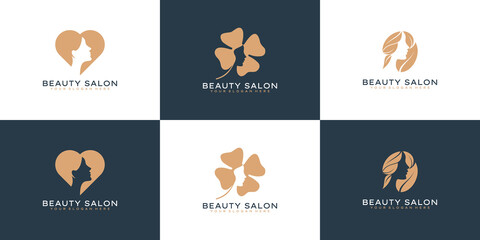 Beauty women logo design