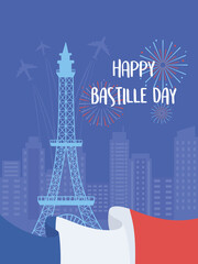 happy bastille day festive