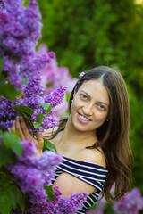 portrait of a woman in the garden