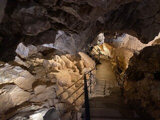 The Vallorbe caves or Grotte de l'Orbe (Grottes de Vallorbe or die Grotten von Vallorbe) - Canton...