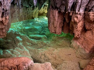 The Vallorbe caves or Grotte de l'Orbe (Grottes de Vallorbe or die Grotten von Vallorbe) - Canton...