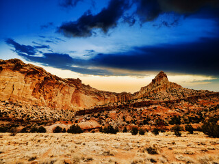 Fototapeta premium Magnificent sight in Capitol Reef National Park