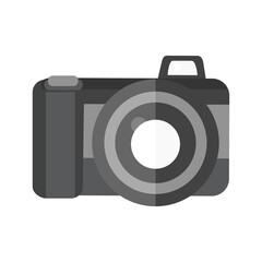 Cartoon vector illustration isolated object electronic camera