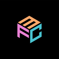 Hexagon logo with the letters MFC design
