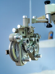 Hospital eye correction technology. Science human healthcare.