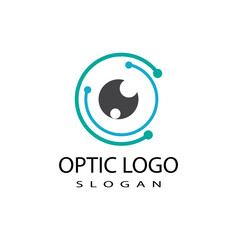 Branding Identity Corporate Eye Care vector logo design