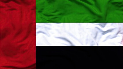 United Arabia Emirates flag 4k