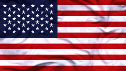 United States flag waving 4k 