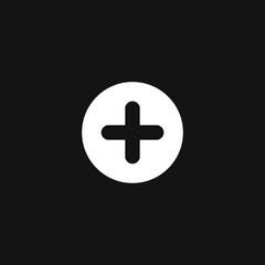 Plus Icon. Add icon. Addition sign. Vector illustration for graphic design, Web, UI, app.