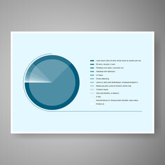 Elegant minimal infographic design 
Eps 10 stock vector illustration 