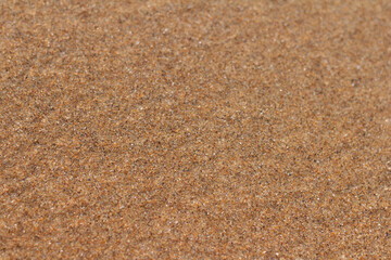 Sea sand with flat dry surface