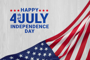 Fototapeta na wymiar National celebration Fourth of July federal holiday United States