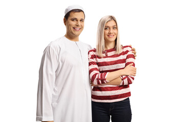 Young couple from different religion