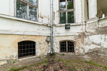 Novi Becej, Serbia - May 01, 2021: Castle &ldquo;Sokolac&rdquo; in Novi Becej. Sokolac Castle was built at the end of the 19th century as a residential building.