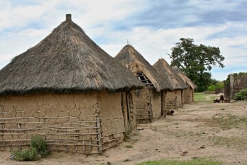 Fototapeta na wymiar Dwelling in Katima Mulilo City. Namibia. Africa.