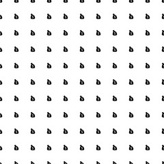 Square seamless background pattern from black bag of money symbols. The pattern is evenly filled. Vector illustration on white background