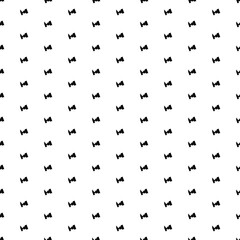 Square seamless background pattern from black camera symbols. The pattern is evenly filled. Vector illustration on white background