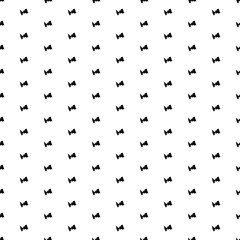 Square seamless background pattern from black camera symbols. The pattern is evenly filled. Vector illustration on white background