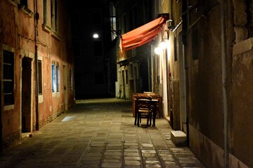 Fototapeta na wymiar cafe in Venice
