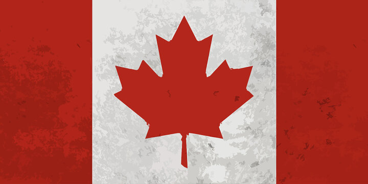 Bandera Canad&aacute; vector AI (EPS) y JPEG