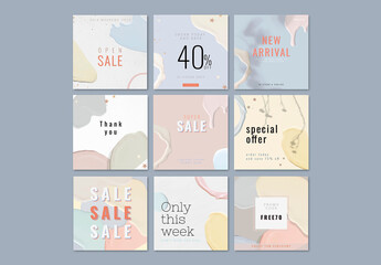 Fashion Sale Banner Layout for Social Media