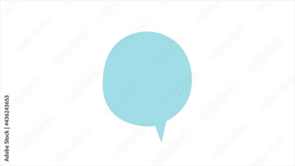 Poster a simple thought bubble popping up for you message or text