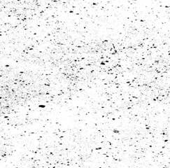 Abstract vector noise. Small particles of debris and dust. Distressed uneven background. Grunge texture overlay with fine grains isolated on white background. Vector illustration. EPS10.