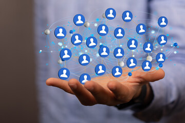 Unity group and teamwork concept digital