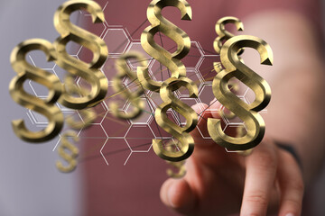 using law paragraph digital hologram 3D rendering