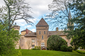 Fototapeta na wymiar Château de Saint Point