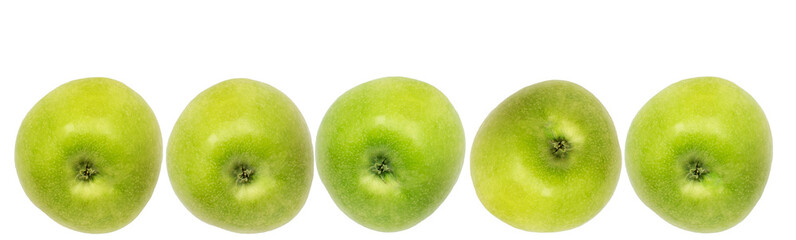 Juicy fresh apples for healthy eating, flat lay, grocery background