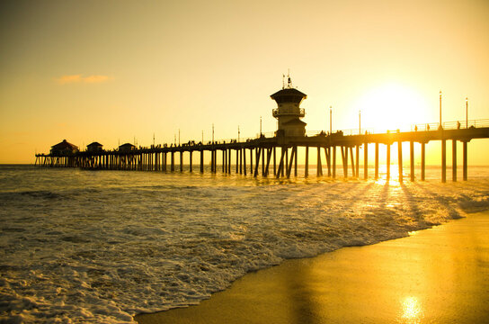 Huntington Beach Pier in California