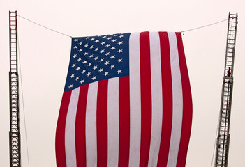 Large Gantry American Flag
