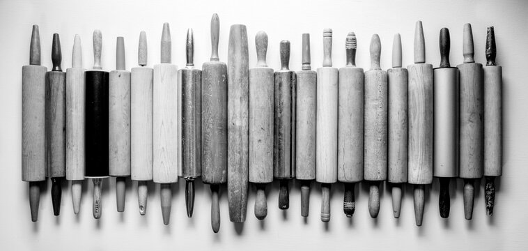 Collection of rolling pins 
