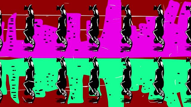 Music dance animation