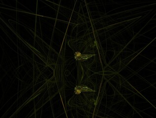 Imaginatory fractal background generated Image