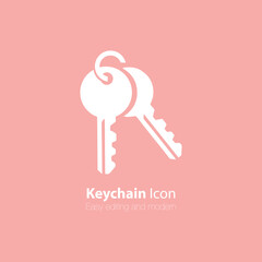 Keychain icon modern concept